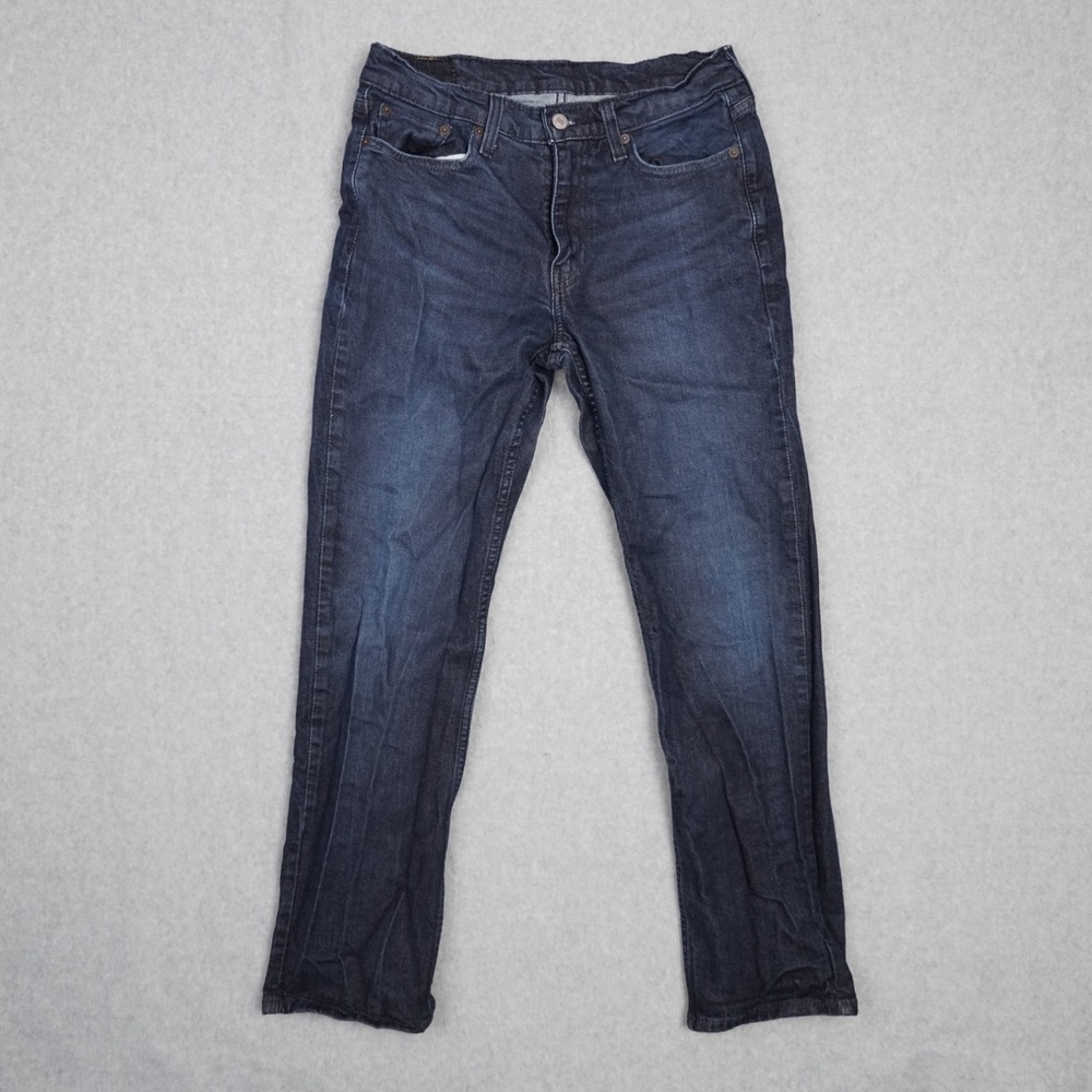 Levi's 514 Jeans Mens 30x30 Blue Straight Fit Medium Wash Faded Denim